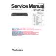 TECHNICS STGT350 Service Manual TECHNICS STGT350 Service Manual