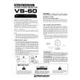 PIONEER VS-60(BK)/KC Owners Manual PIONEER VS-60(BK)/KC Owners Manual