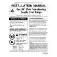 WHIRLPOOL MGR6772BDW Installation Manual WHIRLPOOL MGR6772BDW Installation Manual