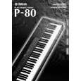 YAMAHA P-80 Owners Manual YAMAHA P-80 Owners Manual