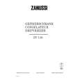 ZANUSSI ZV110 Owners Manual ZANUSSI ZV110 Owners Manual