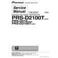 PIONEER PRS-D2100T/XS/ES Service Manual PIONEER PRS-D2100T/XS/ES Service Manual