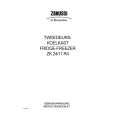 ZANUSSI ZK24/11R4 Owners Manual ZANUSSI ZK24/11R4 Owners Manual