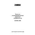 ZANUSSI ZCV561NW Owners Manual ZANUSSI ZCV561NW Owners Manual