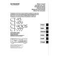 PIONEER CT-900S Owners Manual PIONEER CT-900S Owners Manual