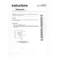 PANASONIC WVPB5548 Owners Manual PANASONIC WVPB5548 Owners Manual
