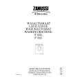 ZANUSSI F1215 Owners Manual ZANUSSI F1215 Owners Manual