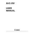 CANON BJC-250 Owners Manual CANON BJC-250 Owners Manual