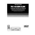 JVC RX-403BK Owners Manual JVC RX-403BK Owners Manual