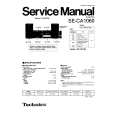 TECHNICS SECA1060 Service Manual TECHNICS SECA1060 Service Manual