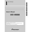 PIONEER AVD-W6000 Owners Manual PIONEER AVD-W6000 Owners Manual