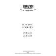 ZANUSSI ZCE650W Owners Manual ZANUSSI ZCE650W Owners Manual