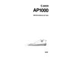 CANON AP1000 Owners Manual CANON AP1000 Owners Manual