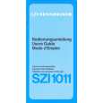 SENNHEISER SZI 1011 Owners Manual SENNHEISER SZI 1011 Owners Manual