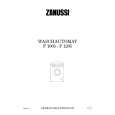 ZANUSSI F1005 Owners Manual ZANUSSI F1005 Owners Manual