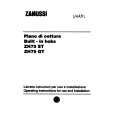 ZANUSSI ZH741ST Owners Manual ZANUSSI ZH741ST Owners Manual