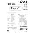 SONY AC-VF10 Service Manual SONY AC-VF10 Service Manual