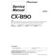 PIONEER CX890 Service Manual PIONEER CX890 Service Manual