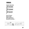 YAMAHA P1600 Owners Manual YAMAHA P1600 Owners Manual