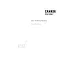 ZANKER ZKD256F Owners Manual ZANKER ZKD256F Owners Manual