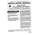 WHIRLPOOL CGS1230ADH Installation Manual WHIRLPOOL CGS1230ADH Installation Manual