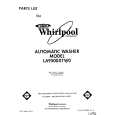 WHIRLPOOL LA9500XTF0 Parts Catalog WHIRLPOOL LA9500XTF0 Parts Catalog