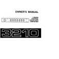 ALPINE 3210 Owners Manual ALPINE 3210 Owners Manual