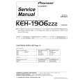 PIONEER KEH1904ZZ2 Service Manual PIONEER KEH1904ZZ2 Service Manual