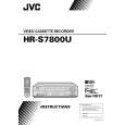 JVC HR-S7800U Owners Manual JVC HR-S7800U Owners Manual
