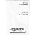ARTHUR MARTIN ELECTROLUX CG6022-1 Owners Manual ARTHUR MARTIN ELECTROLUX CG6022-1 Owners Manual