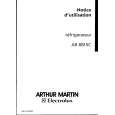 ARTHUR MARTIN ELECTROLUX AR8893C Owners Manual ARTHUR MARTIN ELECTROLUX AR8893C Owners Manual