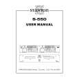 STANTON S-550 Owners Manual STANTON S-550 Owners Manual