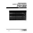 YAMAHA PM1800 Service Manual YAMAHA PM1800 Service Manual