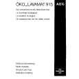 AEG LAV915W Owners Manual AEG LAV915W Owners Manual