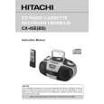 HITACHI CX45EBS Owners Manual HITACHI CX45EBS Owners Manual