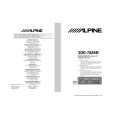 ALPINE 3DE7886R Owners Manual ALPINE 3DE7886R Owners Manual