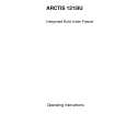 AEG Arctis 1215iU Owners Manual AEG Arctis 1215iU Owners Manual