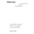 THERMA DHD100.1SW Owners Manual THERMA DHD100.1SW Owners Manual