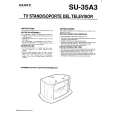 SONY SU35A3 Owners Manual SONY SU35A3 Owners Manual