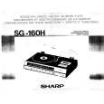 SHARP SG160H Owners Manual SHARP SG160H Owners Manual