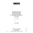 ZANUSSI TCS605E Owners Manual ZANUSSI TCS605E Owners Manual