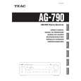 TEAC AG-790 Owners Manual TEAC AG-790 Owners Manual