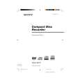 SONY RCDW7V Owners Manual SONY RCDW7V Owners Manual