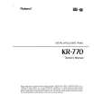 ROLAND KR-770 Owners Manual ROLAND KR-770 Owners Manual