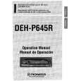 PIONEER DEH-P645R Owners Manual PIONEER DEH-P645R Owners Manual