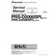 PIONEER PRS-D2000SPL/XUEW5 Service Manual PIONEER PRS-D2000SPL/XUEW5 Service Manual
