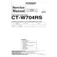 PIONEER CT-W704RS Service Manual PIONEER CT-W704RS Service Manual