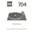 DUAL 704 Service Manual DUAL 704 Service Manual