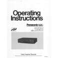 PANASONIC AG2550 Owners Manual PANASONIC AG2550 Owners Manual