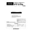 PIONEER FT-V70(BK)/KU Owners Manual PIONEER FT-V70(BK)/KU Owners Manual